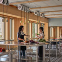 Trinity College Lawson Centre for Sustainability / Mecanoo + RDHA - Interior Photography, Sustainability, Kitchen, Table, Chair