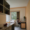 Trinity College Lawson Centre for Sustainability / Mecanoo + RDHA - Interior Photography, Sustainability, Bedroom, Chair, Bed