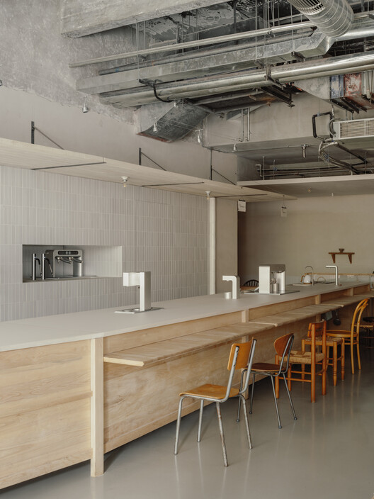 HEYTEA Craft Store / say architects HEYTEA Craft Store / say architects - Interior Photography, Kitchen, Wood, Countertop, Sink