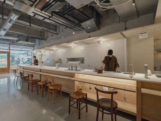 HEYTEA Craft Store / say architects HEYTEA Craft Store / say architects - Interior Photography, Wood, Lighting, Countertop, Chair