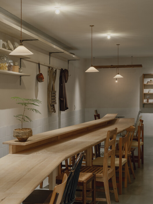 HEYTEA Craft Store / say architects HEYTEA Craft Store / say architects - Interior Photography, Dining room, Wood