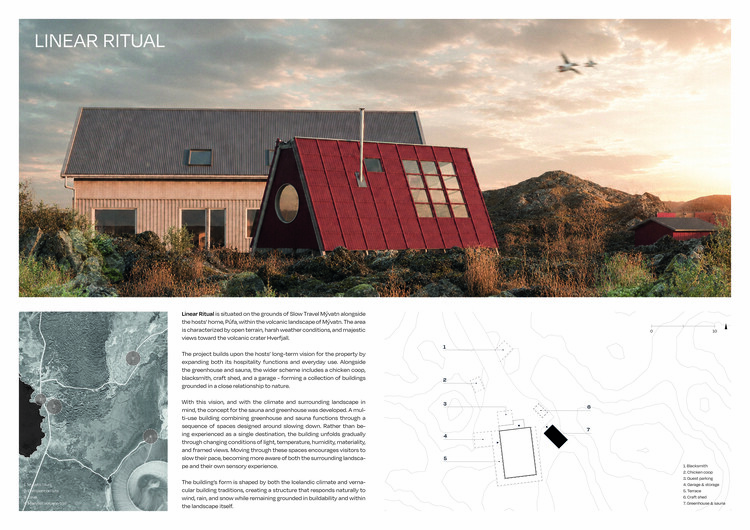 How Buildner's Iceland Slow Sauna Competition Winners Respond to a Volcanic Landscape - Image 4 of 56