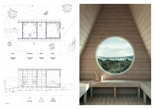 How Buildner's Iceland Slow Sauna Competition Winners Respond to a Volcanic Landscape - Image 2 of 56