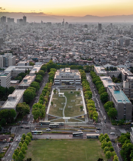Common Nexus University / Tetsuo Kobori Architects - Exterior Photography, Aerial View Photography, Cityscape