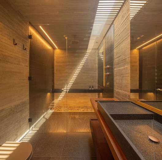 Casa Muxarabi / mf+arquitetos Casa Muxarabi / mf+arquitetos - Interior Photography, Bathroom, Wood, Lighting