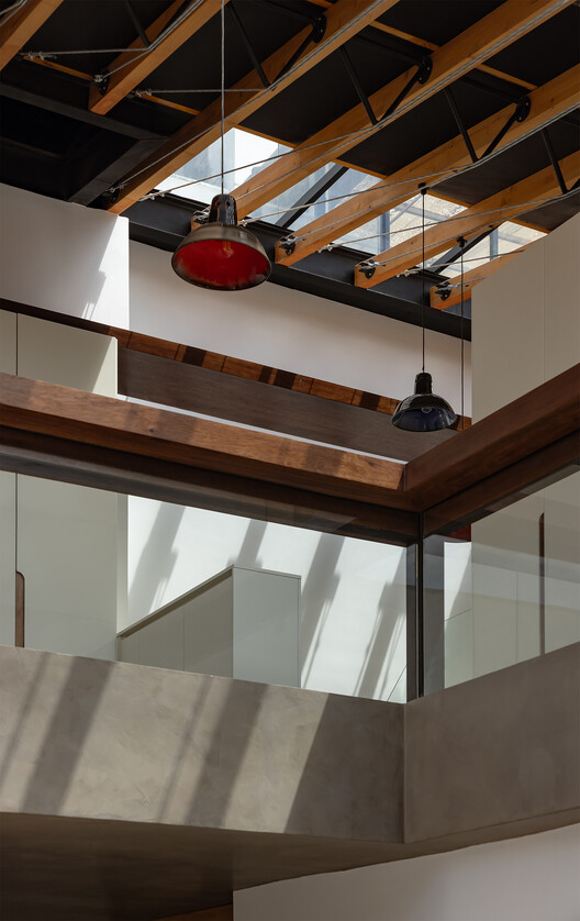 Fuente de Piedra #45 / Feliu Vega Kennedy Arquitectura - Interior Photography, Stairs, Wood, Beam