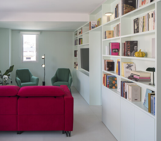 casa POP / gon architects casa POP / gon architects - Interior Photography, Living Room, Shelving, Sofa, Wood, Lighting, Table, Chair