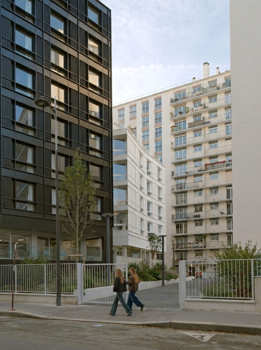 Résidence Lourmel / MARS Architectes - Exterior Photography, Windows, Facade, Concrete
