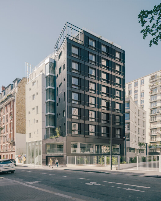 Résidence Lourmel / MARS Architectes - Exterior Photography, Facade, Concrete