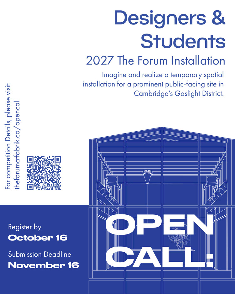 The Forum Installation 2027 Open Call for Site-Responsive Installations