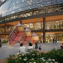 Google Unveils New Renderings of Chicago's Thompson Center Redesign, Marking Its Escape From Demolition - Image 3 of 4