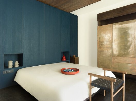 Patina House / 182 DESIGN Patina House / 182 DESIGN - Interior Photography, Bedroom, Bed, Wood, Lighting