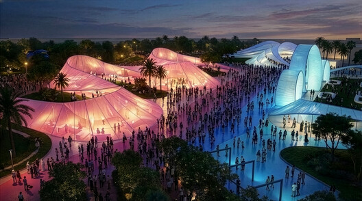 BIG’s Macondo Park Opens as a Temporary Cultural Landscape for Shakira’s Madrid Residency BIG’s Macondo Park Opens as a Temporary Cultural Landscape for Shakira’s Madrid Residency - Image 5 of 5
