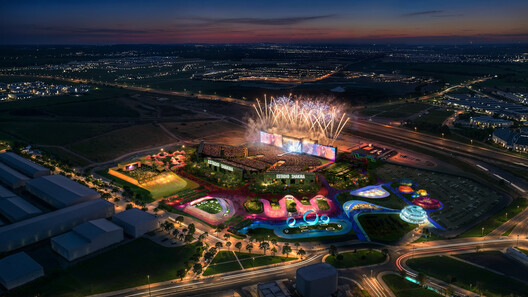 BIG’s Macondo Park Opens as a Temporary Cultural Landscape for Shakira’s Madrid Residency BIG’s Macondo Park Opens as a Temporary Cultural Landscape for Shakira’s Madrid Residency - Image 3 of 5