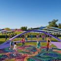 BIG’s Macondo Park Opens as a Temporary Cultural Landscape for Shakira’s Madrid Residency - Image 1 of 4