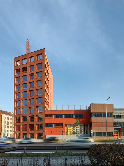 Prague Fire Rescue Service / Architektura Prague Fire Rescue Service / Architektura - Exterior Photography, Facade