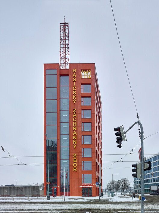 Prague Fire Rescue Service / Architektura Prague Fire Rescue Service / Architektura - Exterior Photography