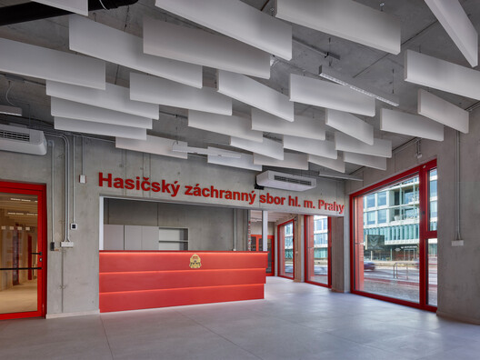 Prague Fire Rescue Service / Architektura Prague Fire Rescue Service / Architektura - Interior Photography
