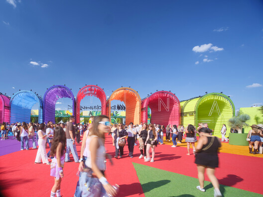 BIG’s Macondo Park Opens as a Temporary Cultural Landscape for Shakira’s Madrid Residency BIG’s Macondo Park Opens as a Temporary Cultural Landscape for Shakira’s Madrid Residency - Image 3 of 13