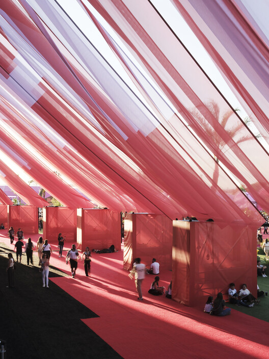 BIG’s Macondo Park Opens as a Temporary Cultural Landscape for Shakira’s Madrid Residency BIG’s Macondo Park Opens as a Temporary Cultural Landscape for Shakira’s Madrid Residency - Image 2 of 13