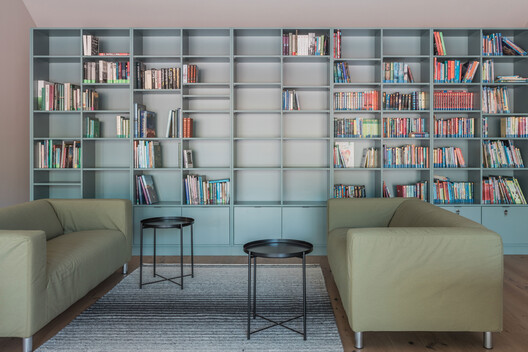Community Center Gamlitz / Gangoly & Kristiner Architects Community Center Gamlitz / Gangoly & Kristiner Architects - Interior Photography, Closet, Shelving, Chair