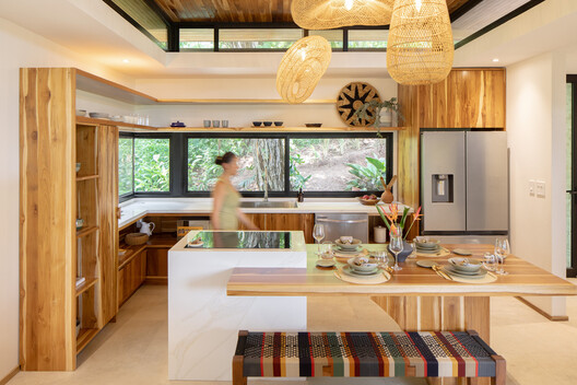 Villas Raices / Vince Studio - Interior Photography, Kitchen, Wood, Countertop, Lighting, Chair