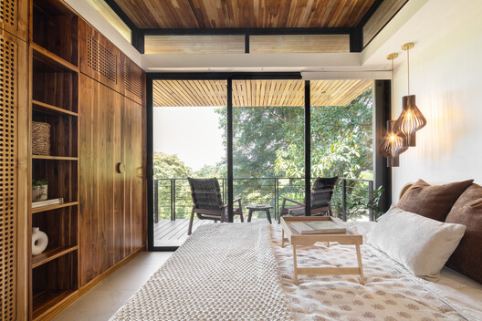 Villas Raices / Vince Studio - Interior Photography, Bedroom, Wood, Bed, Chair