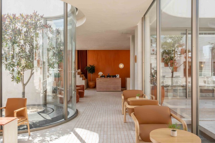 Ashjar Cafe  / Studio Ahmed Aldossary - Interior Photography, Coffee Shop, Balcony, Chair