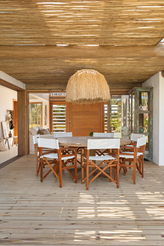 Vila Marebo / Frederico Zanelato | Arquitetos Vila Marebo / Frederico Zanelato | Arquitetos - Interior Photography, Dining room, Wood, Table, Chair, Beam