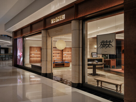PANE MixC Shenyang Flagship Store / say architects - Interior Photography, Wood, Lighting, Glass