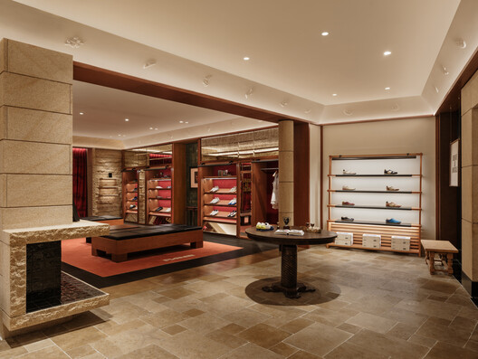 PANE MixC Shenyang Flagship Store / say architects - Interior Photography, Wood, Shelving