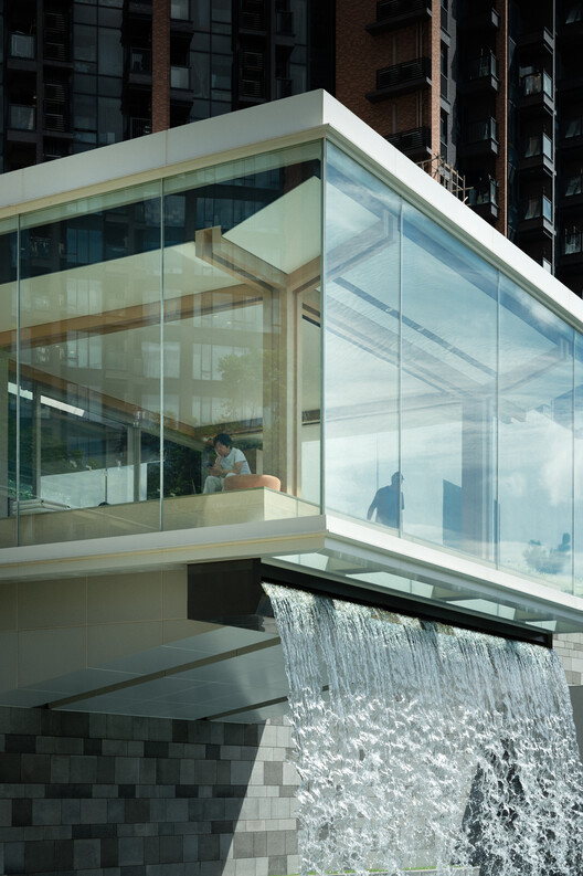 Pavilia Farm Clubhouses / Snøhetta - Interior Photography, Glass, Balcony