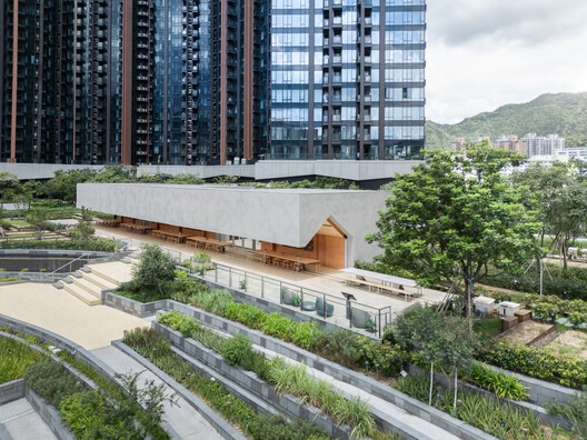 Pavilia Farm Clubhouses / Snøhetta - Exterior Photography, Garden