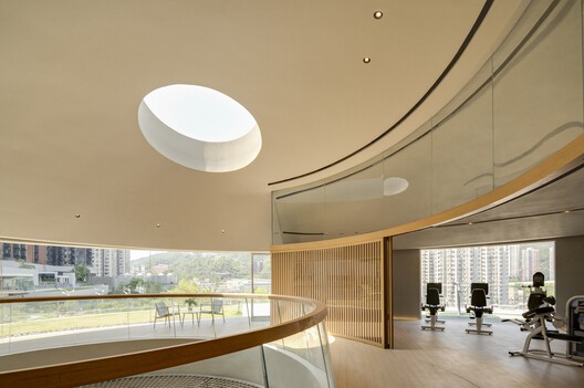 Pavilia Farm Clubhouses / Snøhetta - Interior Photography, Wood, Glass, Lighting