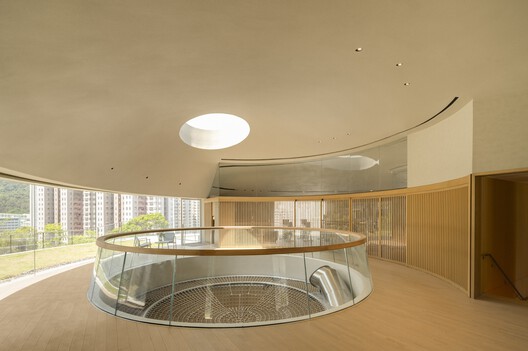 Pavilia Farm Clubhouses / Snøhetta - Interior Photography, Wood, Glass