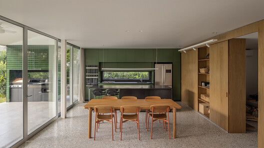 Rio house / bracamonteyerba - Interior Photography, Dining room, Wood, Chair, Glass, Countertop