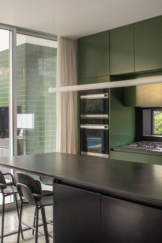 Rio house / bracamonteyerba - Interior Photography, Kitchen, Countertop, Glass, Chair