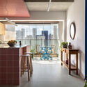 ABC Apartment / agência campo espacial - Interior Photography, Apartment Interiors, Kitchen, Chair, Table, Lighting, Countertop