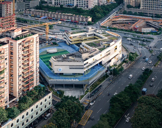 Lixue Primary School of KeWai Group / temp architects Lixue Primary School of KeWai Group / temp architects - Exterior Photography, Cityscape, Aerial View Photography