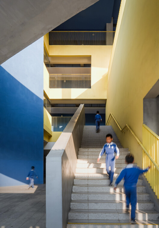 Lixue Primary School of KeWai Group / temp architects Lixue Primary School of KeWai Group / temp architects - Interior Photography, Stairs
