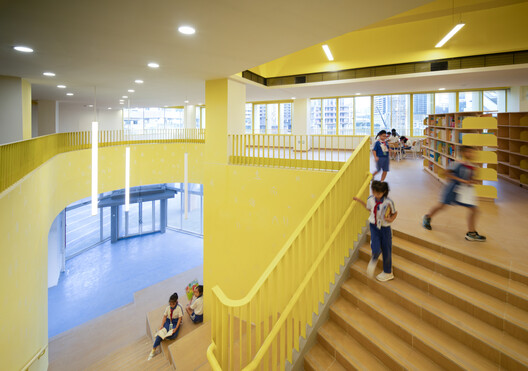 Lixue Primary School of KeWai Group / temp architects Lixue Primary School of KeWai Group / temp architects - Interior Photography, Stairs