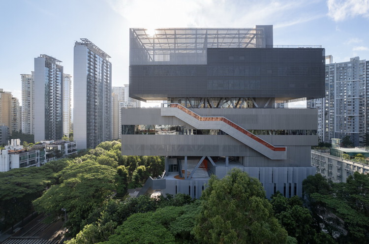 Yuehai Culture and Sports Center / MENG YAN | URBANUS - Exterior Photography, Cultural Center, Cityscape