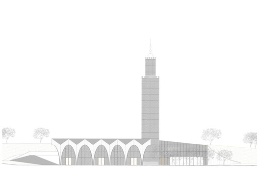 Plage des Nations Mosque / OUALALOU+CHOI Plage des Nations Mosque / OUALALOU+CHOI - Image 11 of 11