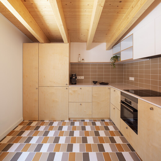 Hostafrancs House / Parramon + Tahull Arquitectes - Interior Photography, Kitchen, Wood, Countertop