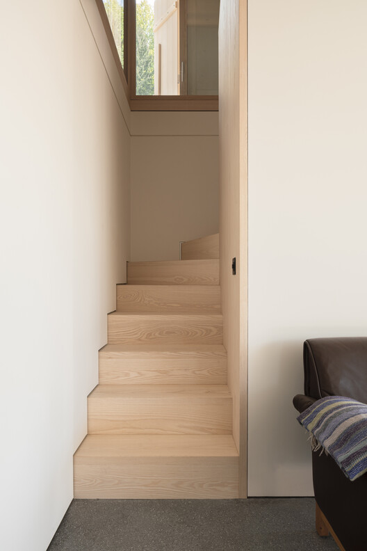 HOUSE JCM / Ralph Germann architectes HOUSE JCM / Ralph Germann architectes - Interior Photography, Bedroom, Wood, Stairs