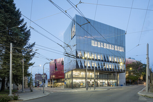 Jihlava Municipal Arena / CHYBÍK + KRIŠTOF - Exterior Photography, Facade
