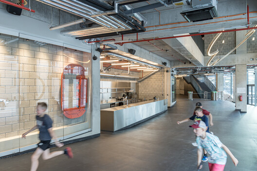 Jihlava Municipal Arena / CHYBÍK + KRIŠTOF - Interior Photography, Kitchen