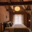 Ausma Hotel / Field Studio - Interior Photography, Adaptive Reuse, Bedroom, Lighting, Bed