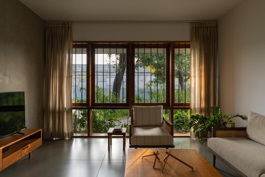 House Beyond the Mango Trees / inLe architects House Beyond the Mango Trees / inLe architects - Interior Photography, Wood, Glass, Chair