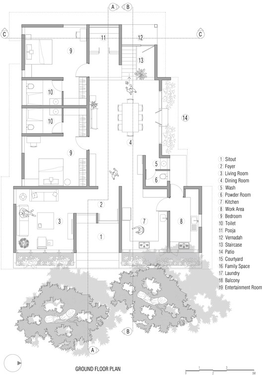 House Beyond the Mango Trees / inLe architects House Beyond the Mango Trees / inLe architects - Image 27 of 31